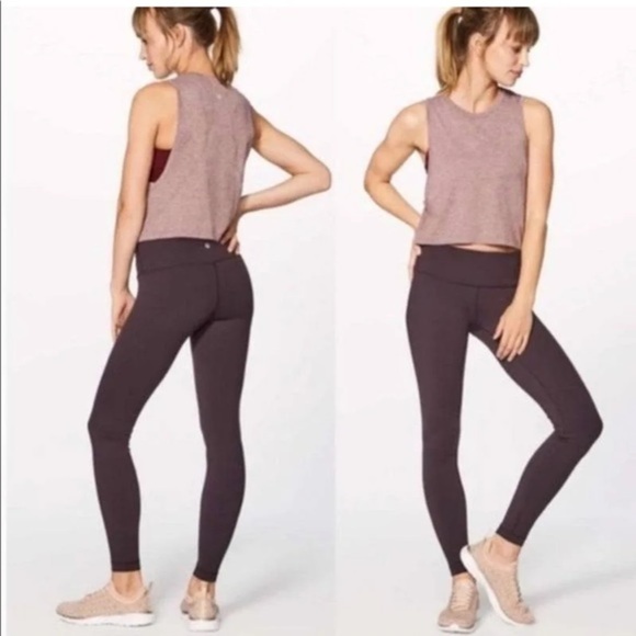 lululemon athletica Pants - Lululemon Wunder Under 6 28” Arctic Plum